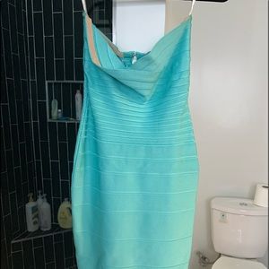 Strapless dress Herve ledger